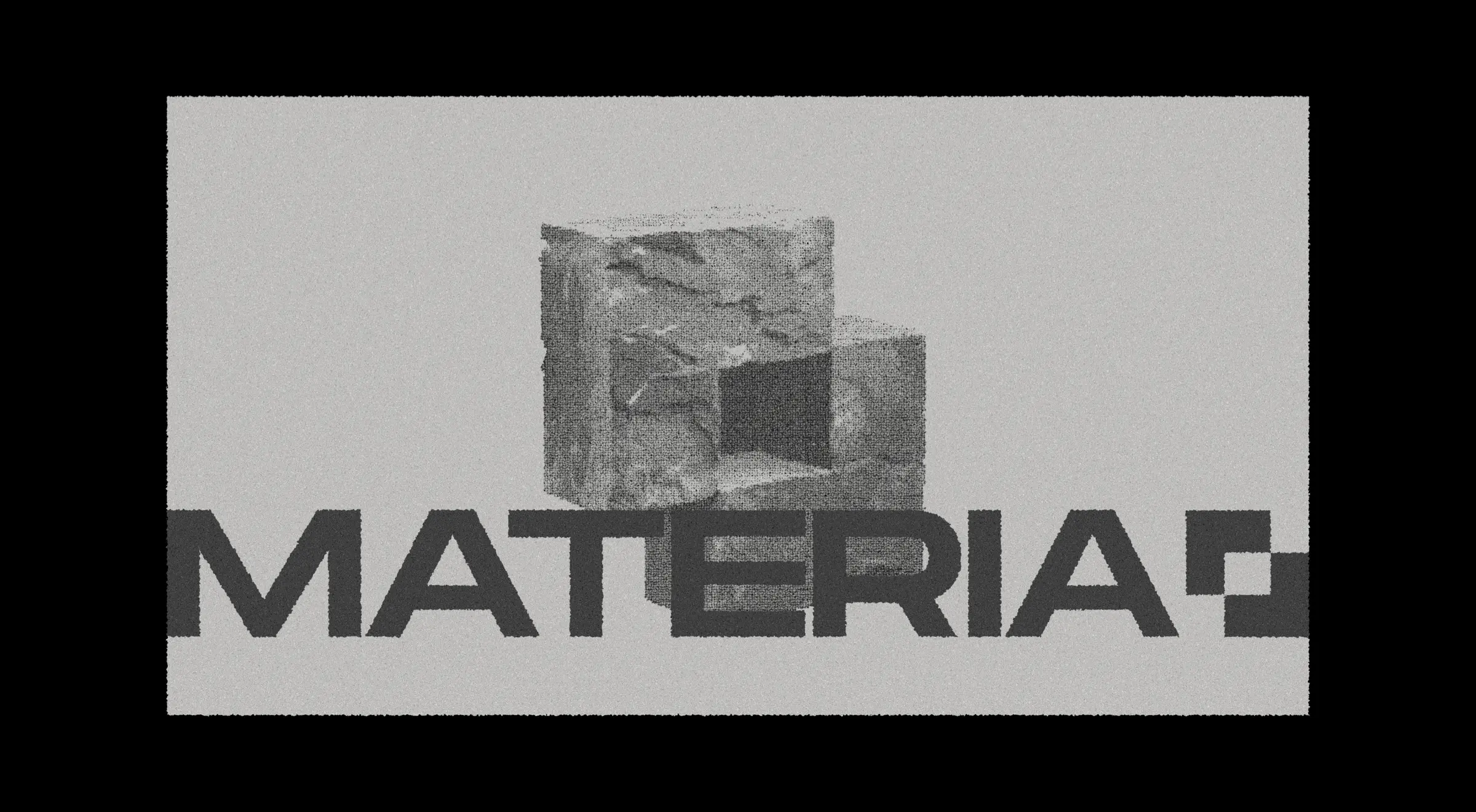 Materia website design and visual identity project by Milo Zoppini